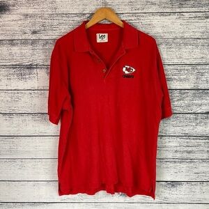 Y2K Lee Sport Kansas City Chiefs Golf Polo XL